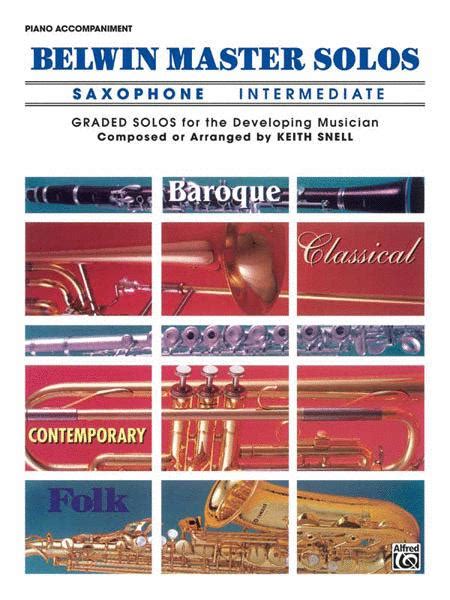 belwin master solos alto saxophone vol 1 intermediate Doc