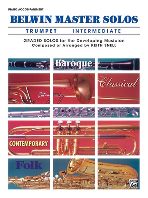 belwin master solos trumpet vol 1 advanced piano acc Reader