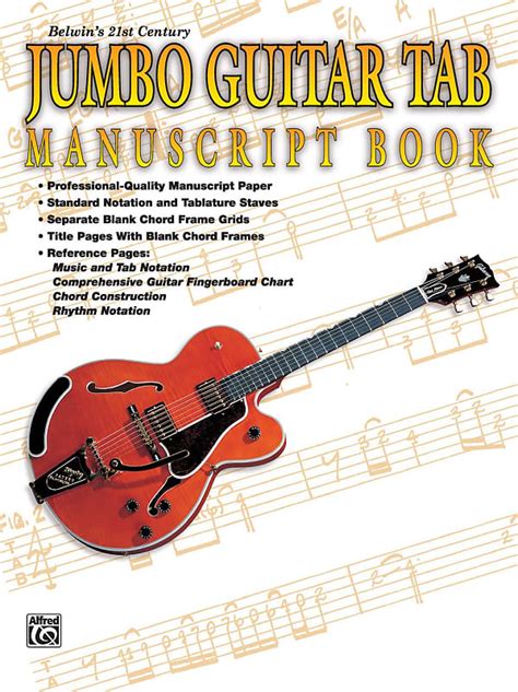 belwins 21st century jumbo guitar tab manuscript book Kindle Editon