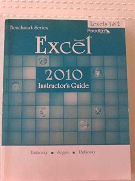 benchmark series microsoft excel 2010 levels 2 level 2 Kindle Editon