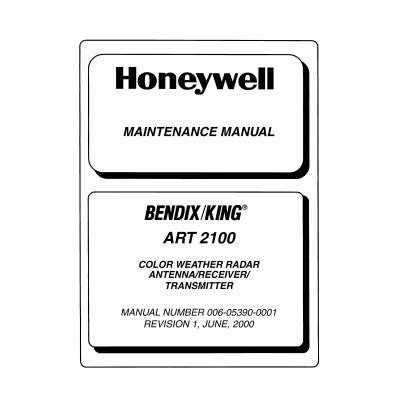 bendix art 2100 manual PDF