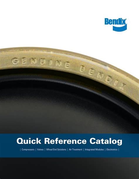Bendix Quick Reference Catalog