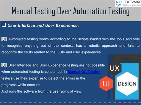 benefits manual testing over automation testing Doc