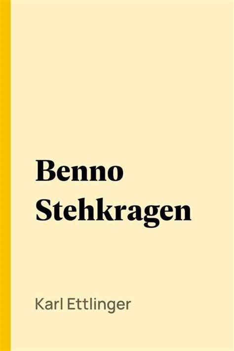 benno stehkragen karl ettlinger ebook PDF