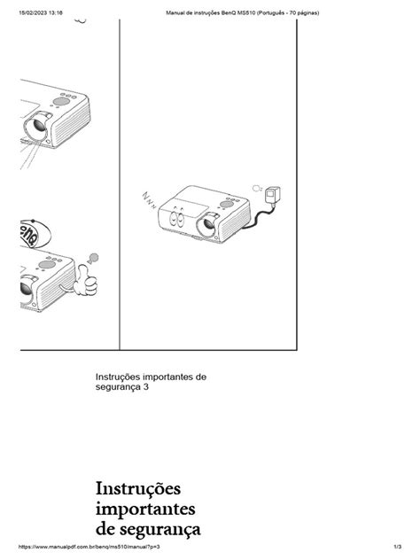 benq ms510 projector manual PDF