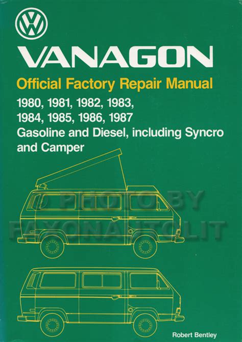 bentley repair manual vw vanagon PDF