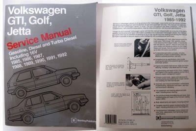 bentley vw jetta manual PDF