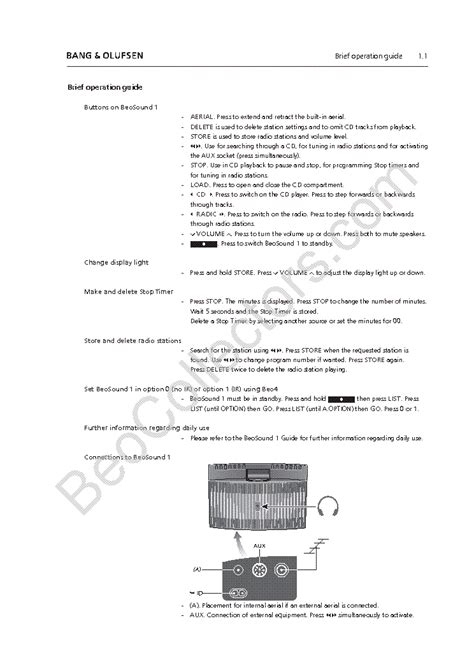 beosound 1 service manual pdf Reader