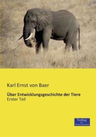 ber entwicklungsgeschichte tiere erster teil Doc