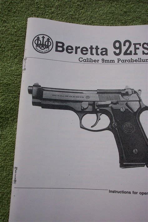 beretta 9mm owners manual Reader