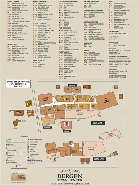 bergen town center directory