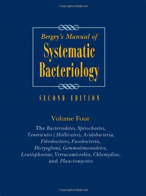 bergeys manual of systematic bacteriology online Kindle Editon