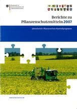 berichte zu pflanzenschutzmitteln 2007 PDF