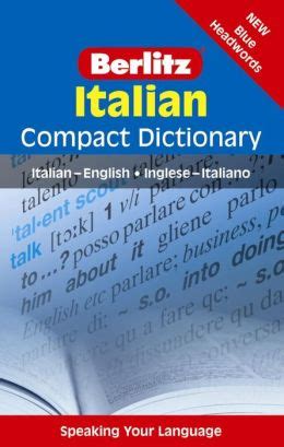 berlitz italian compact dictionary italianenglishingleseitaliano Kindle Editon