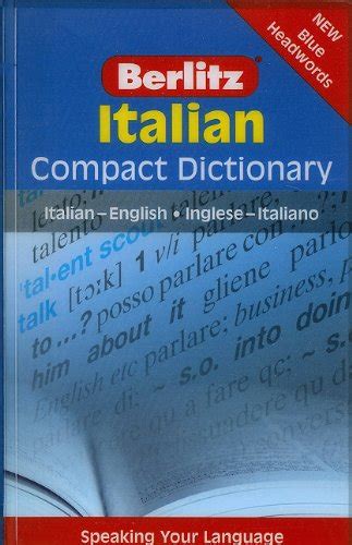 berlitz italian compact dictionary italianenglishingleseitaliano Kindle Editon