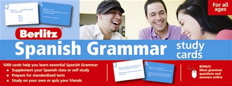 berlitz spanish grammar study cards Doc