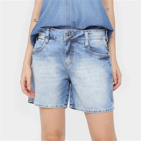 bermuda jeans feminina