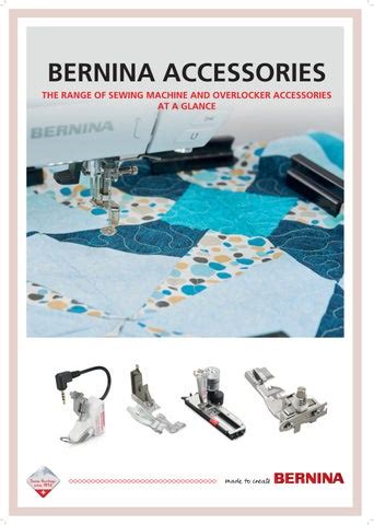 Bernina Accessories Catalogue