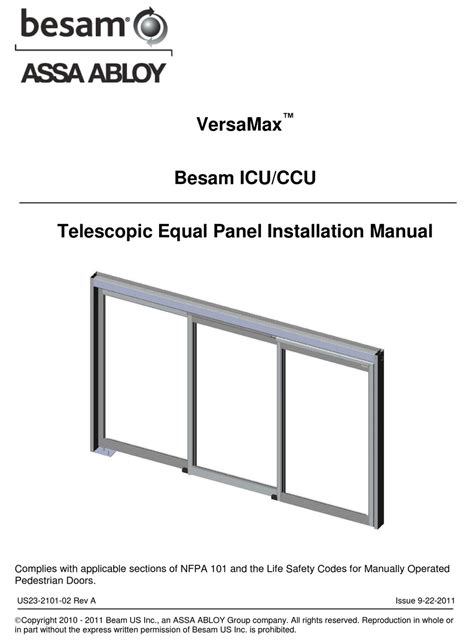 besam installation manuals PDF