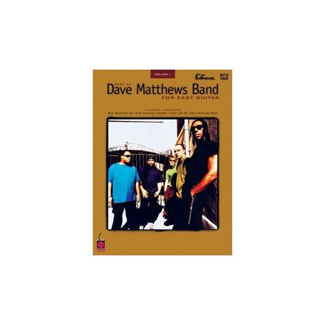 best of dave matthews band for easy guitar volume 1 Reader