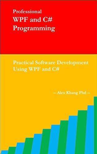 best professional wpf and c programming PDF