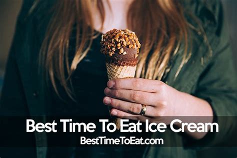 best time to eat ice cream