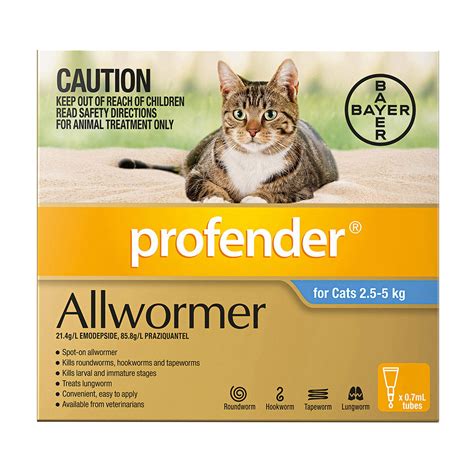 best wormer for cats