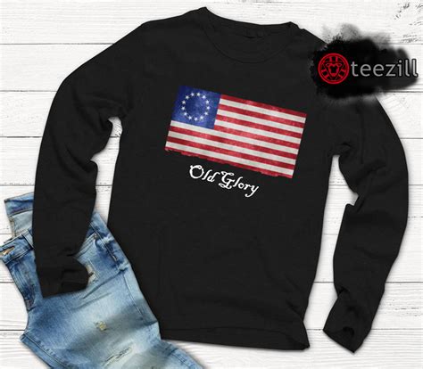 betsy ross flag shirt