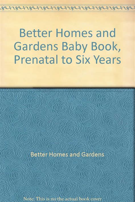 better homes and gardens baby book prenatal to six years Epub