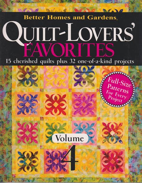 better homes and gardens quilt lovers favorites vol 4 Reader