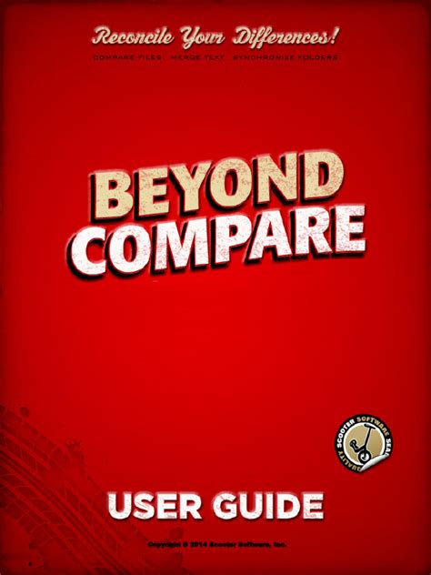 beyond compare user guide Reader