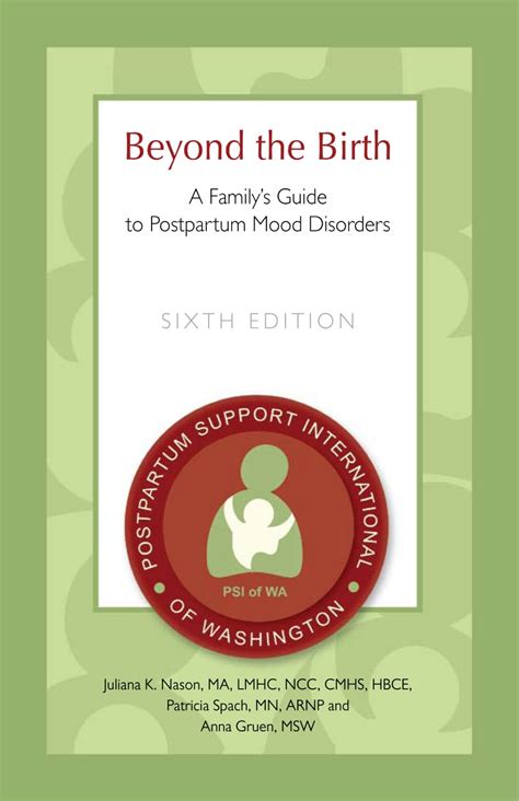 beyond the birth a familys guide to postpartum mood disorders Kindle Editon