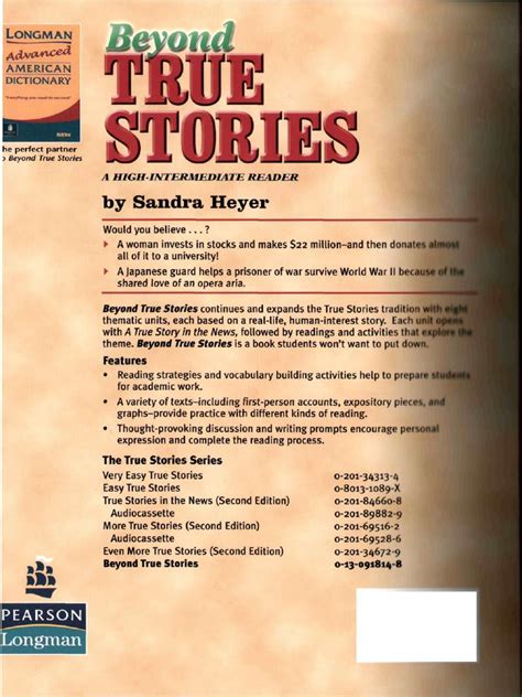 beyond true stories a high intermediate reader Epub