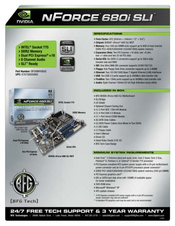 bfg 680i sli manual PDF