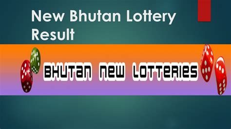 bhutan jackpot lottery