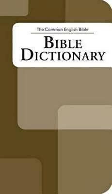 bible dictionary the common english bible Doc