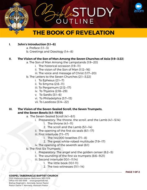 bible revelation book self study program PDF