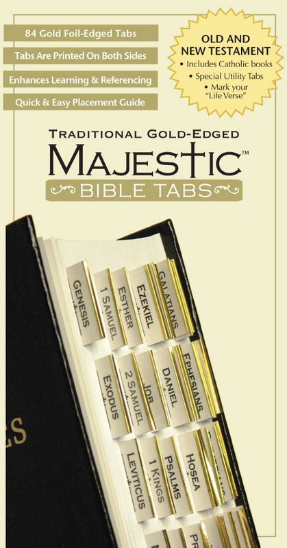 bible tabs majestic traditional gold edged tabs PDF