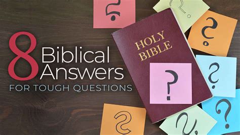 biblical answers to tough questions PDF