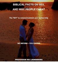 biblical facts on sex and why people cheat PDF