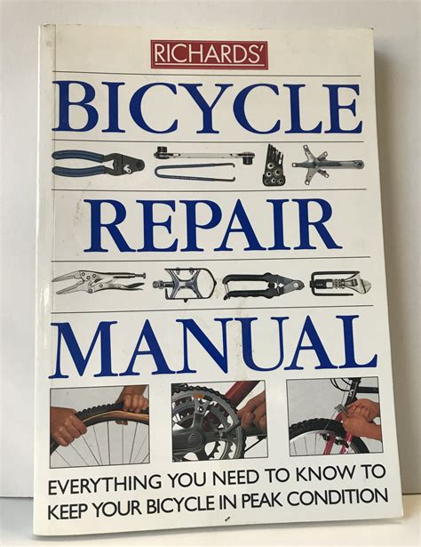 bicycle repair manuals Kindle Editon