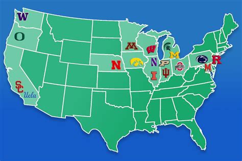 big 10 map