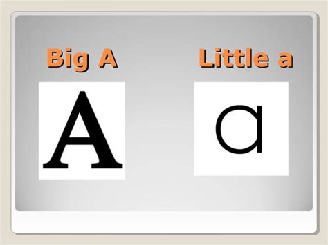 big a little a