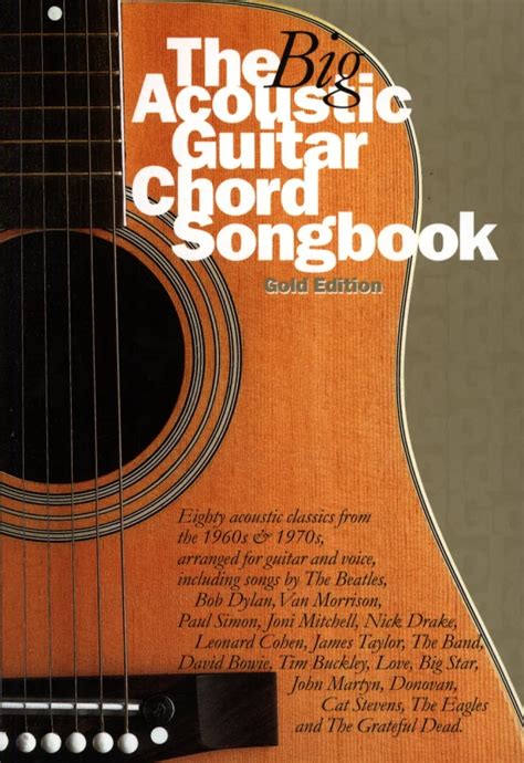 big acoustic guitar chord songbook gold edition PDF