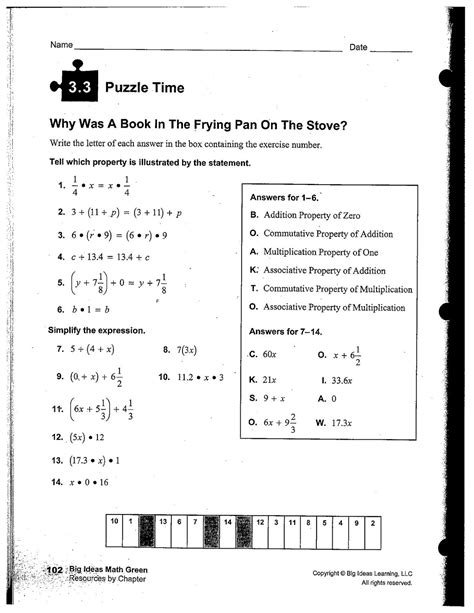 big ideas math green 6th grade answers Kindle Editon