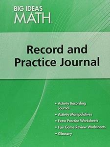 big ideas math green practice journal Reader