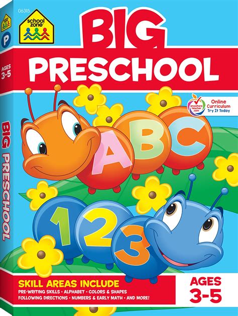 big preschool workbook Kindle Editon