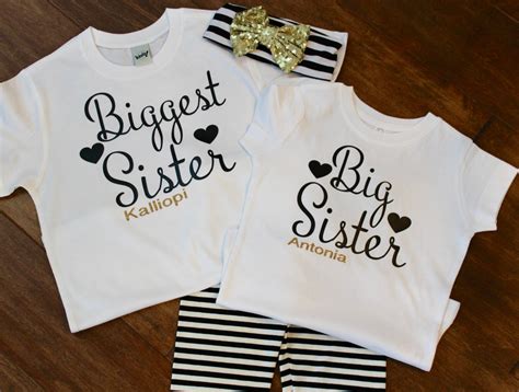 biggest sister big sister little sister shirts