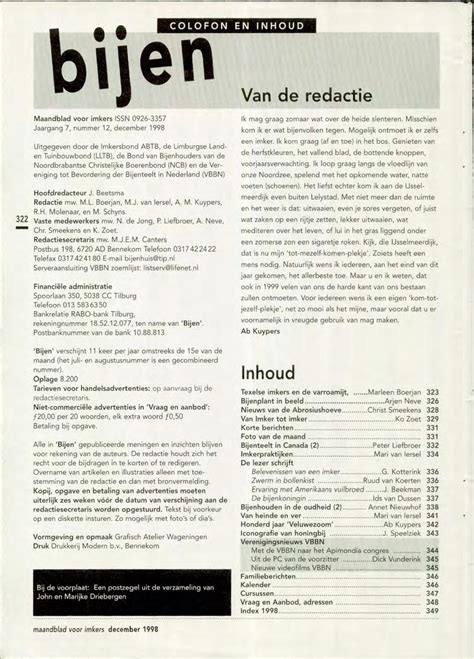 bijen jaargang 1995 maandblad voor imkers Doc