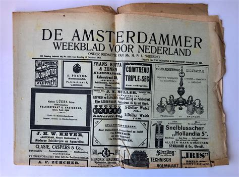 bijvoegsel van de amsterdammer weekblad voor nederland 1893 15 stuks Kindle Editon